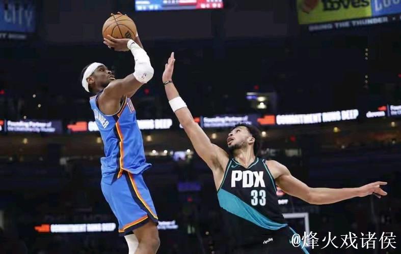 杨瀚森贡献3分5板,亚历山大砍下30+6,雷霆124-95狂胜开拓者 杨瀚森贡献3分5板,亚历山大砍下30+6,雷霆124-95狂胜开拓者